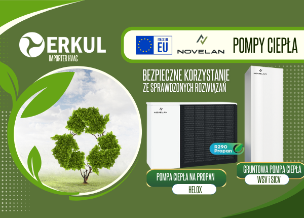 Erkul sp. z o.o. importer pomp ciepła marki Novelan zaprasza na szkolenie.