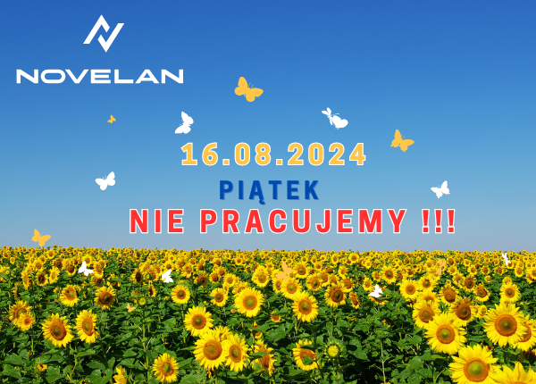 W DNIU 16 SIERPNIA 2024 - NIE PRACUJEMY !