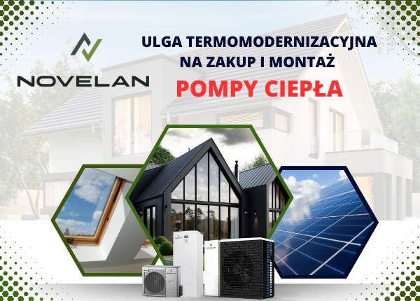 ULGA TERMOMODERNIZACYJNA NA ZAKUP I MONTAŻ POMPY CIEPŁA
