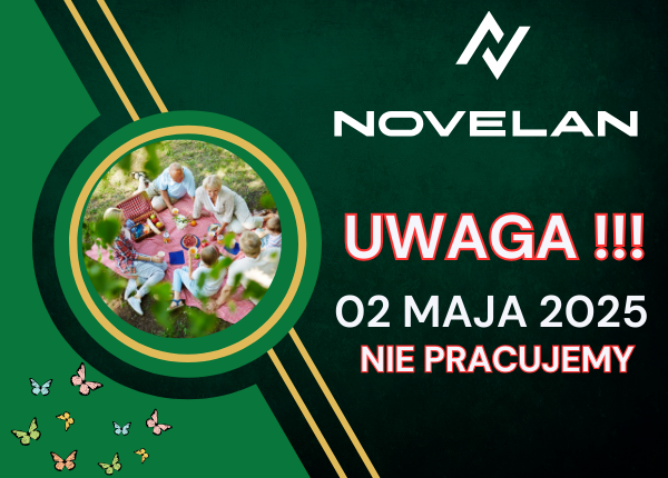 UWAGA !!! 02 MAJA 2025 NIE PRACUJEMY !