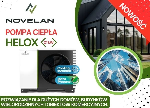 POMPA CIEPŁA HELOX 21 – NAJNOWSZE ROZWIĄZANIE OD NOVELAN