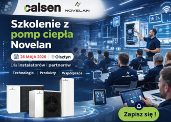 ZAPISZ SIĘ NA SZKOLENIE Z POMP CIEPŁA NOVELAN Z CALSEN W OLSZTYNIE - 26 MAJA 2026